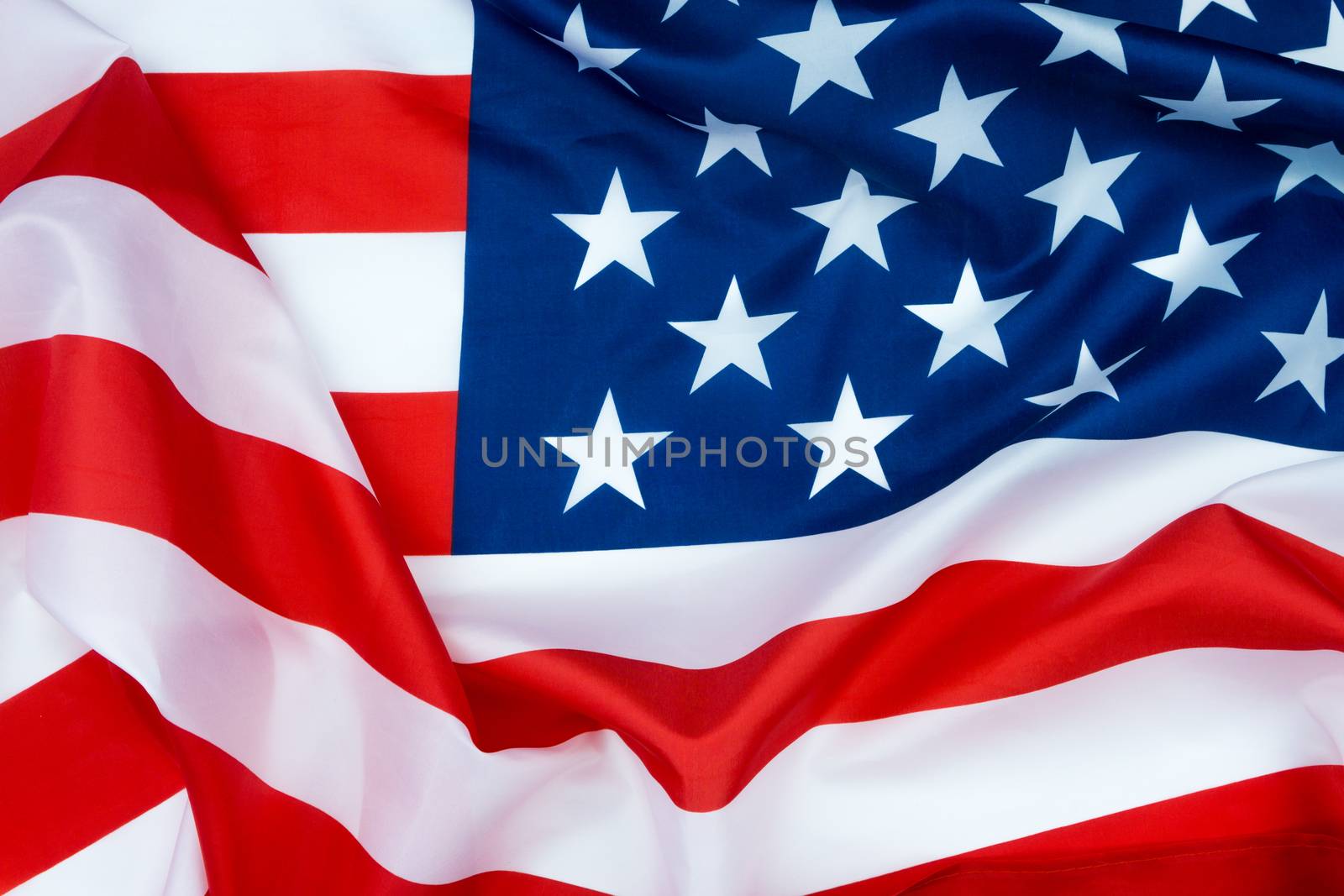 US American flag on white background. For USA Memorial day, Vete by mikesaran