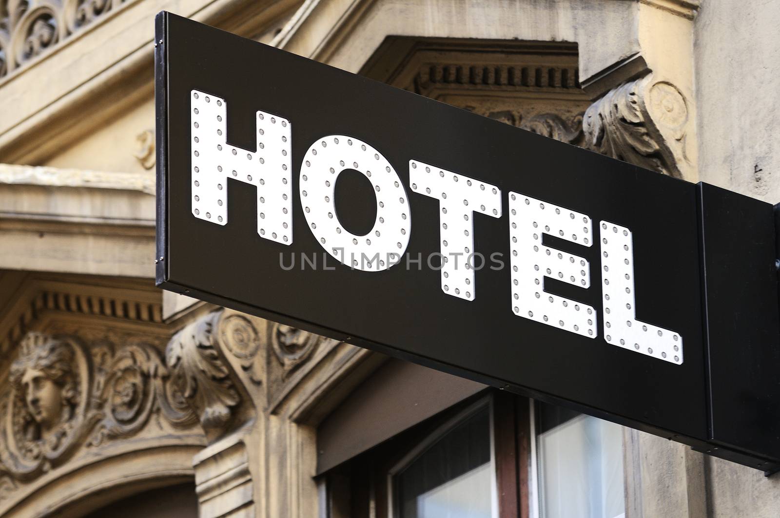 hotel sign by ventdusud