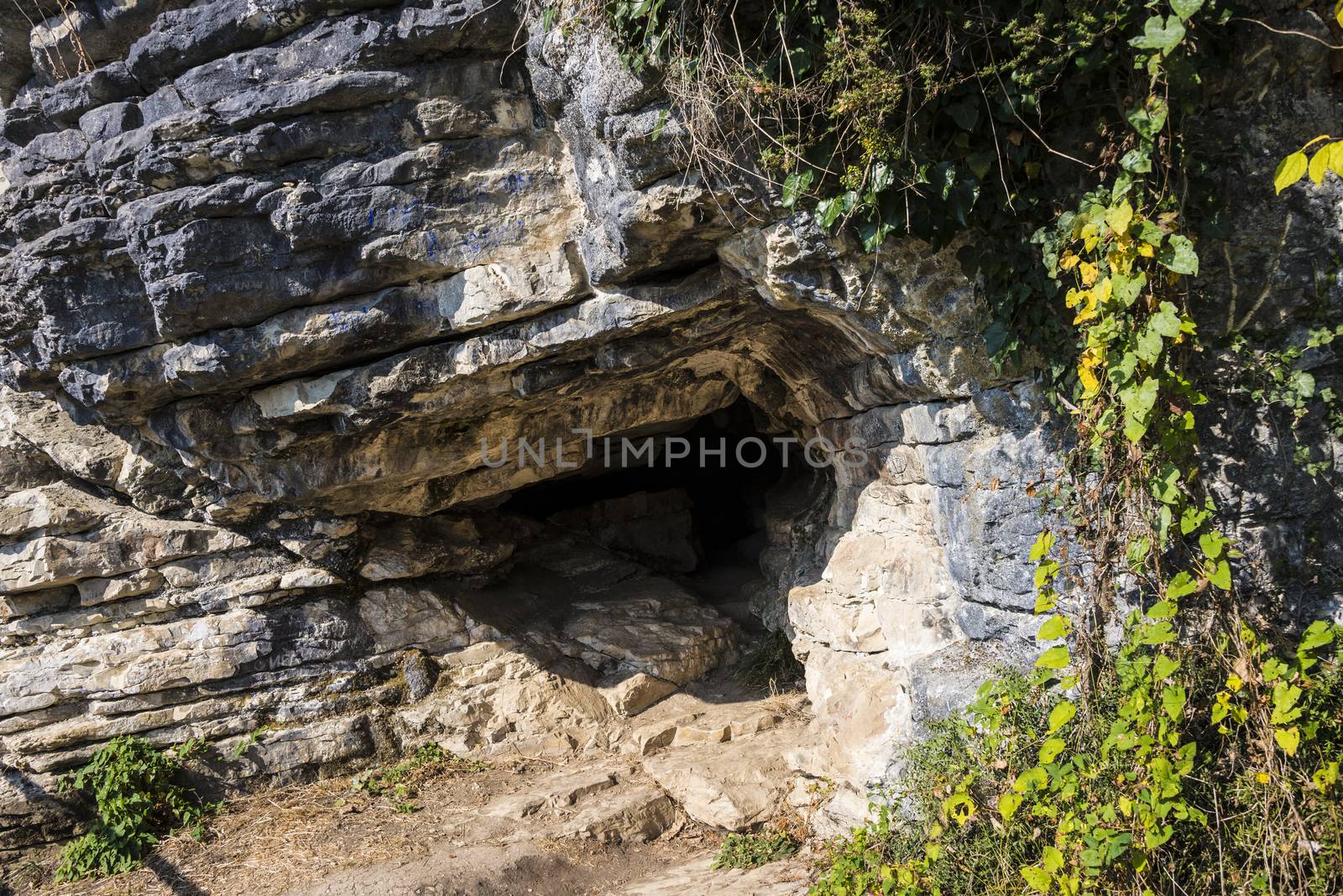 Akhshtyrskaya cave is a landmark near the city of Sochi, Russia. 27 October 2019.