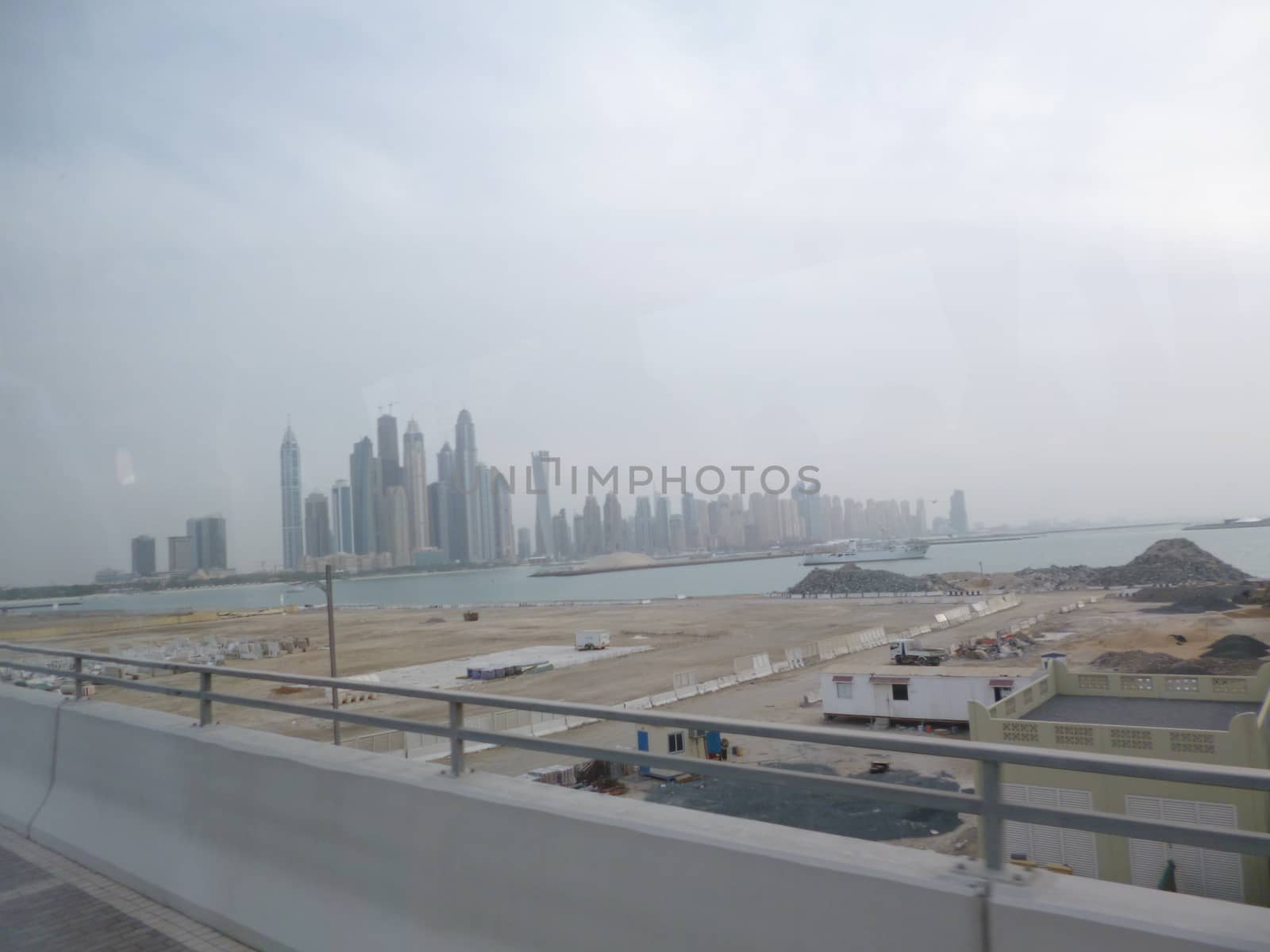 a cityscape of uae dubai at dawn during winter season