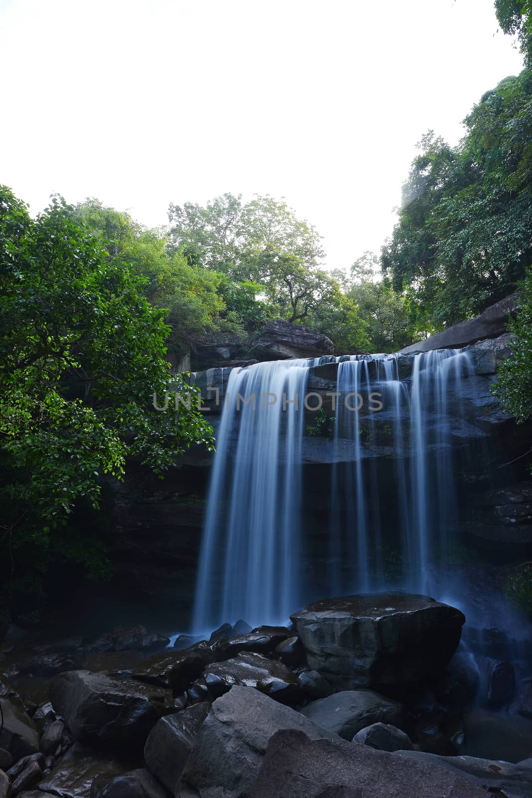 Tung na muang waterfall in Thailand