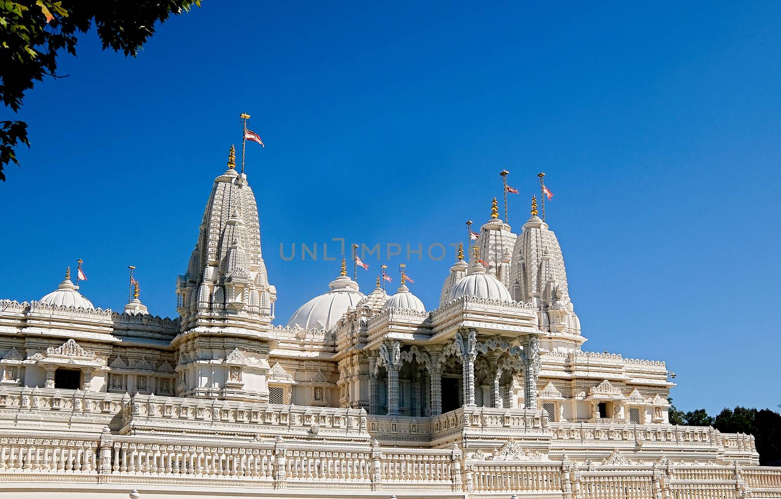 Hindu Temple from Side by dbvirago