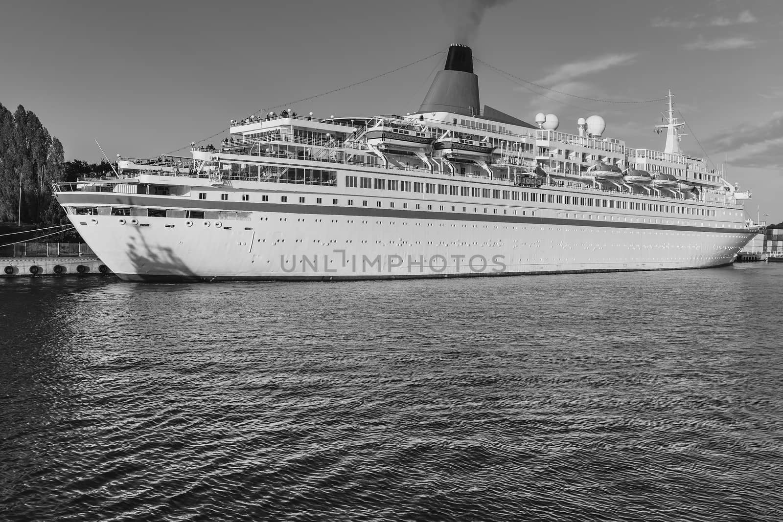 International Enchantment of the Seas cruise ship docked in Gdansk, Poland