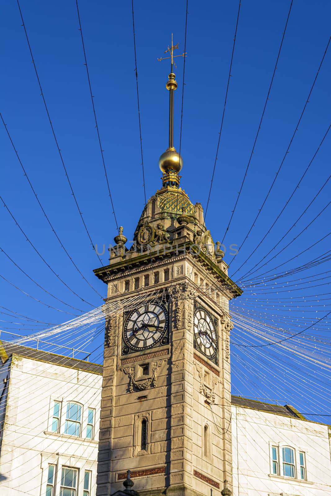 A view of the Jubilee Clock Tower in the city of Brighton in Sussex, UK by ankarb