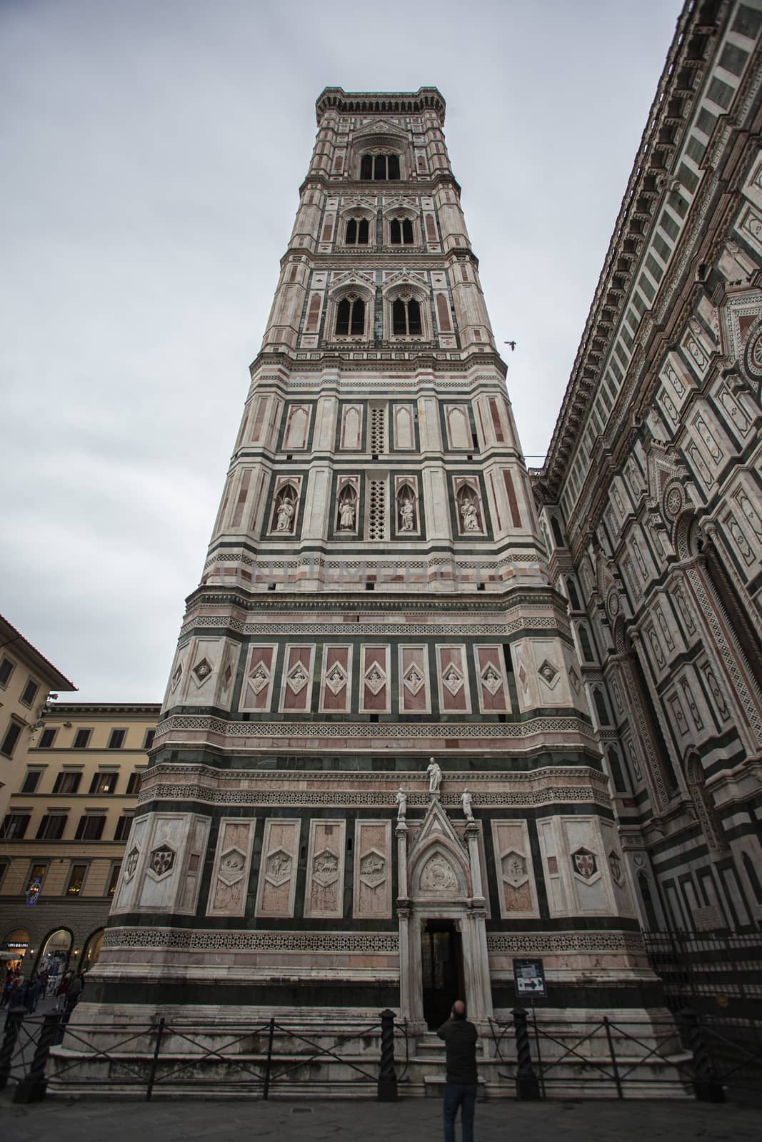 Detail of the bell tower of the Duomo of Florence by pippocarlot