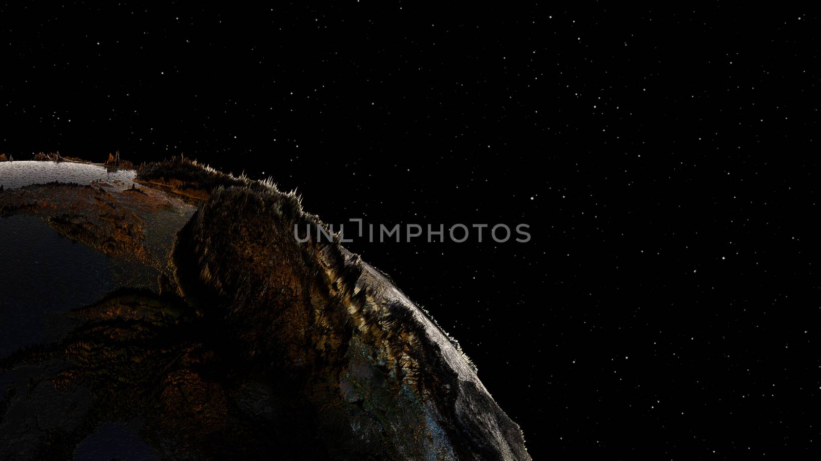 High Quality Planet Earth on Star Field Background by cherezoff