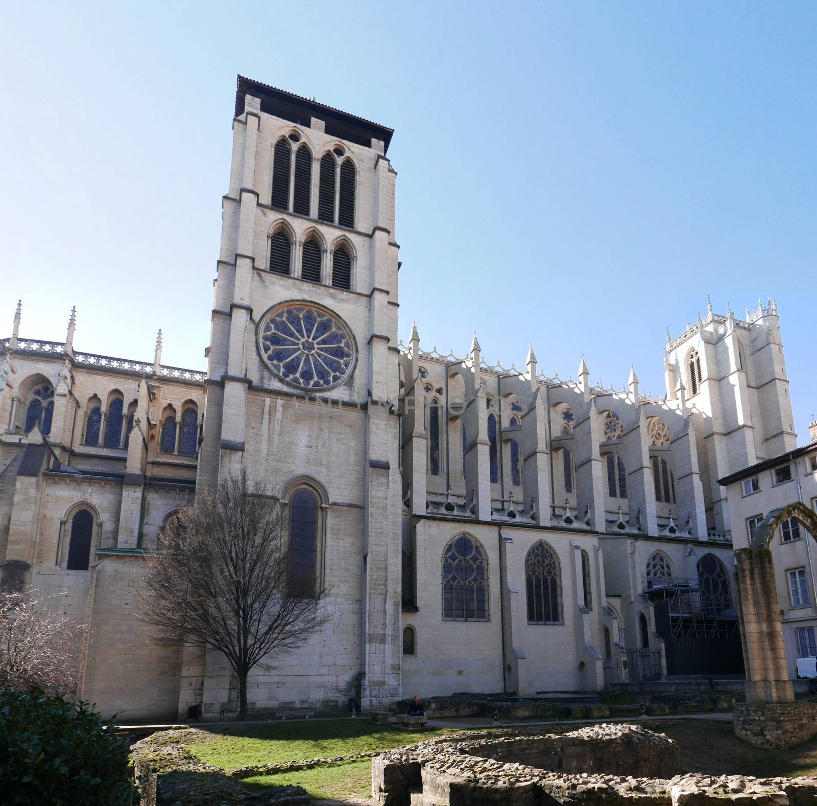 Tourism in the city of lyon, rhone alpes region in france