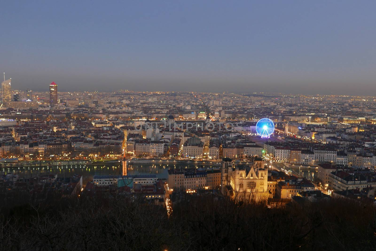 Tourism in the city of lyon, rhone alpes region in france