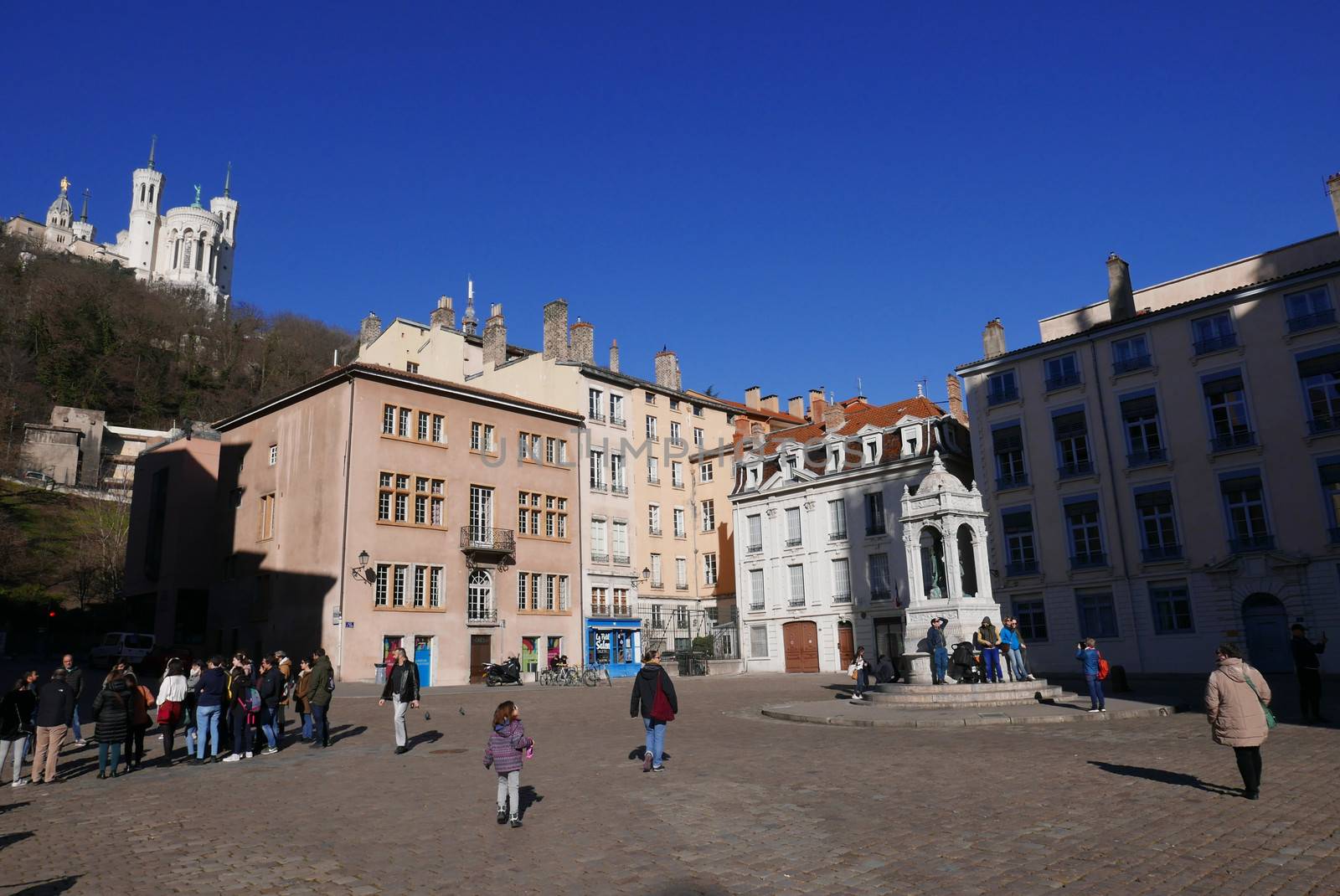 Tourism in the city of lyon, rhone alpes region in france