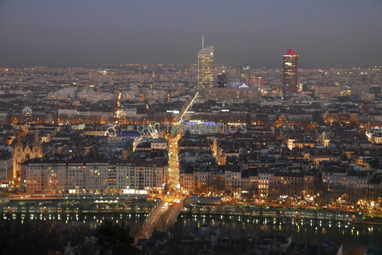 Tourism in the city of lyon, rhone alpes region in france