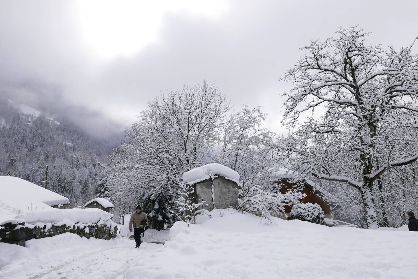 holiday at the foot of Mont Blanc, France by shovag