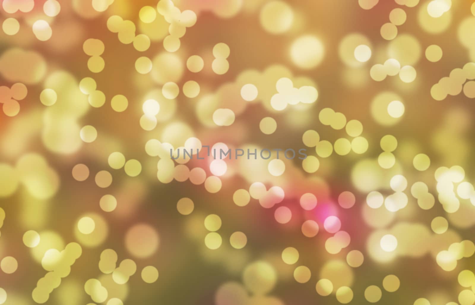 christmas bokeh background wallpaper in gold and yellow