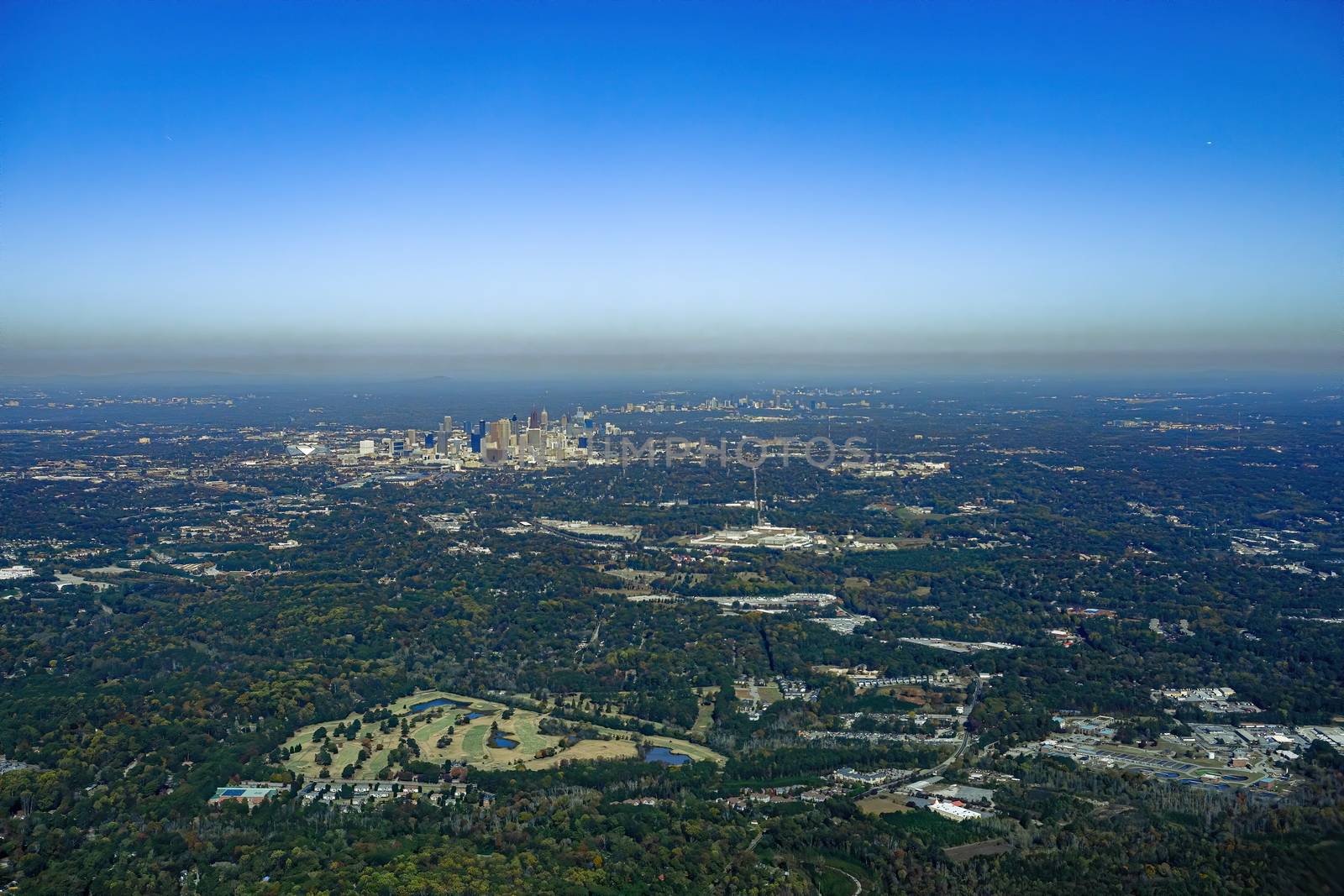 Atlanta from Above by dbvirago