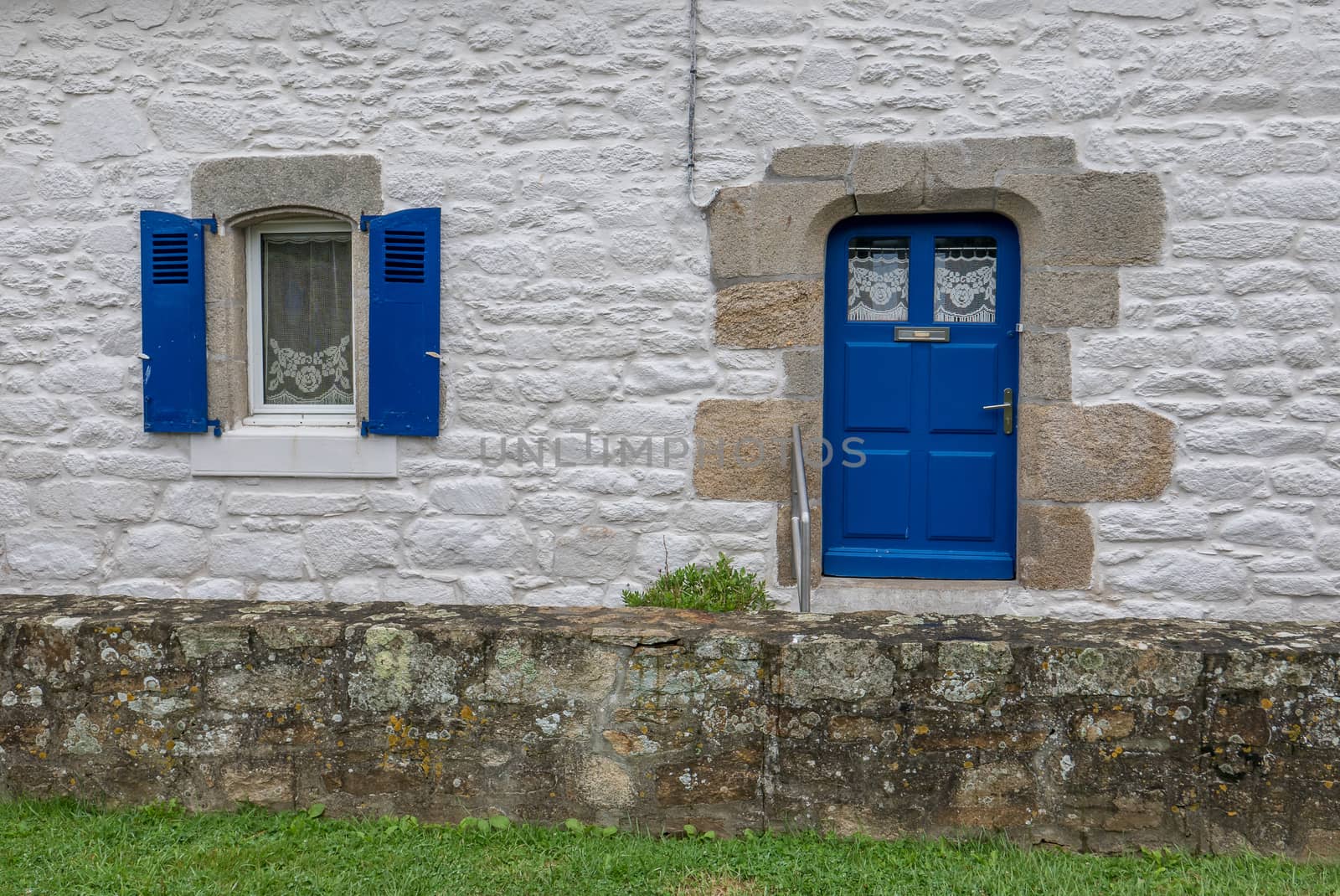 a landscape of Brittany in summer, France by shovag