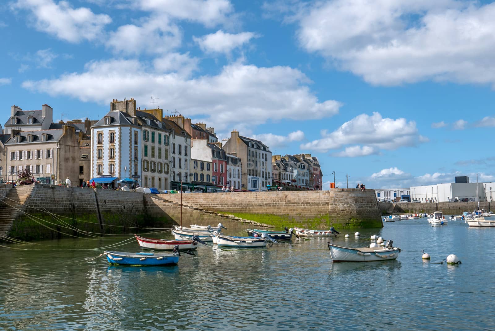 a landscape of Brittany in summer, France by shovag