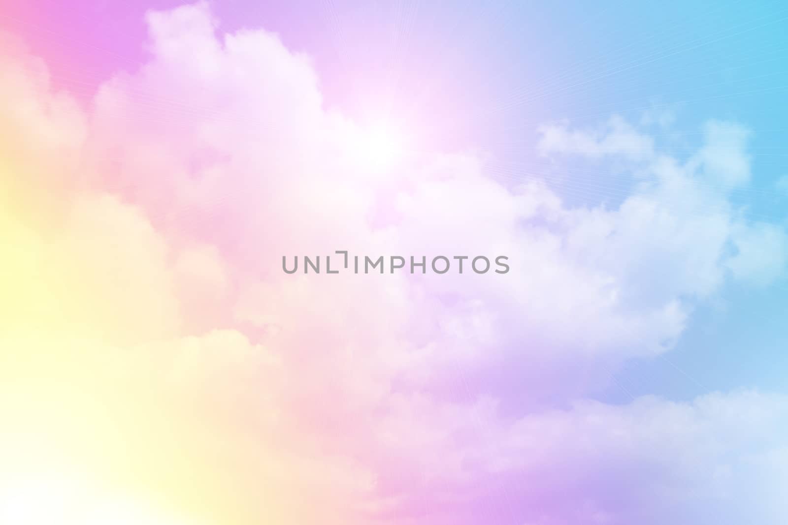 Soft sky and cloudy in gradient pastel,sky and clouds with sunlight,sky and clouds background in sweet color with copy space,concept sky clouds pastel background wallpaper