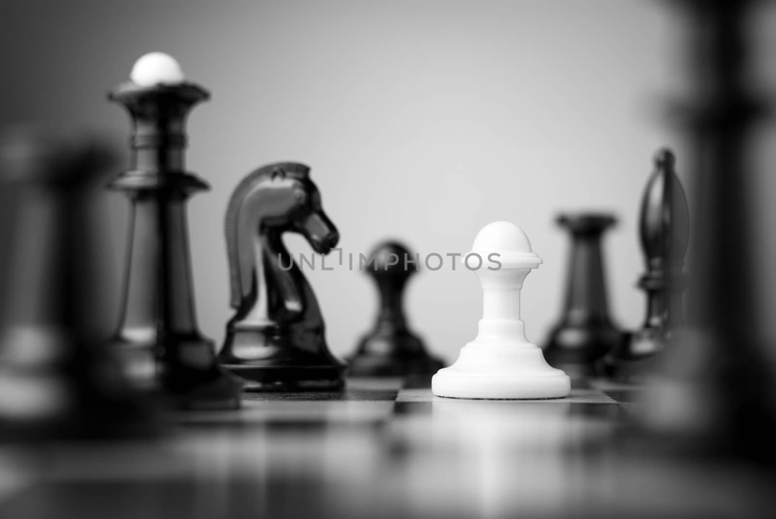 white pawn by sergii_gnatiuk