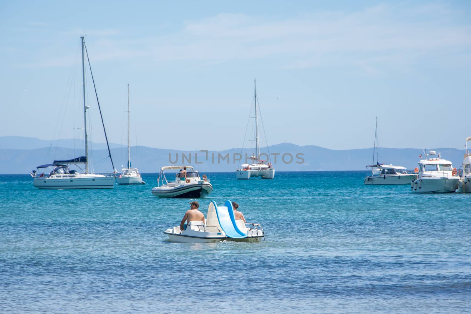 beach of Carbet on the peninsula of gien.
Cote du var in the south of France