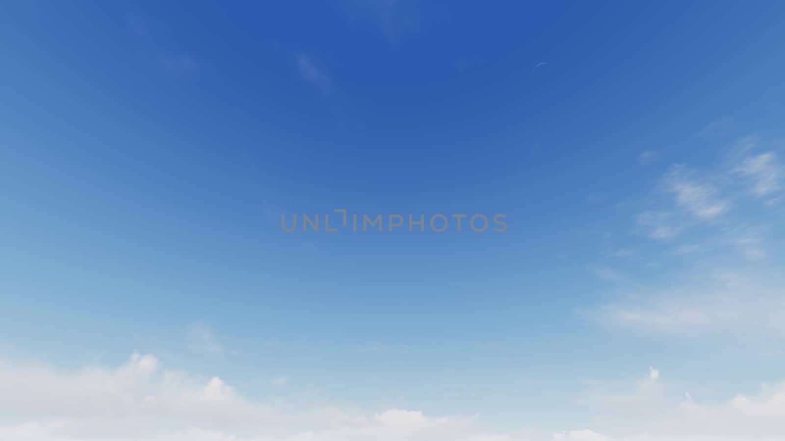 Cloudy blue sky abstract background, blue sky background with tiny clouds, 3d rendering

