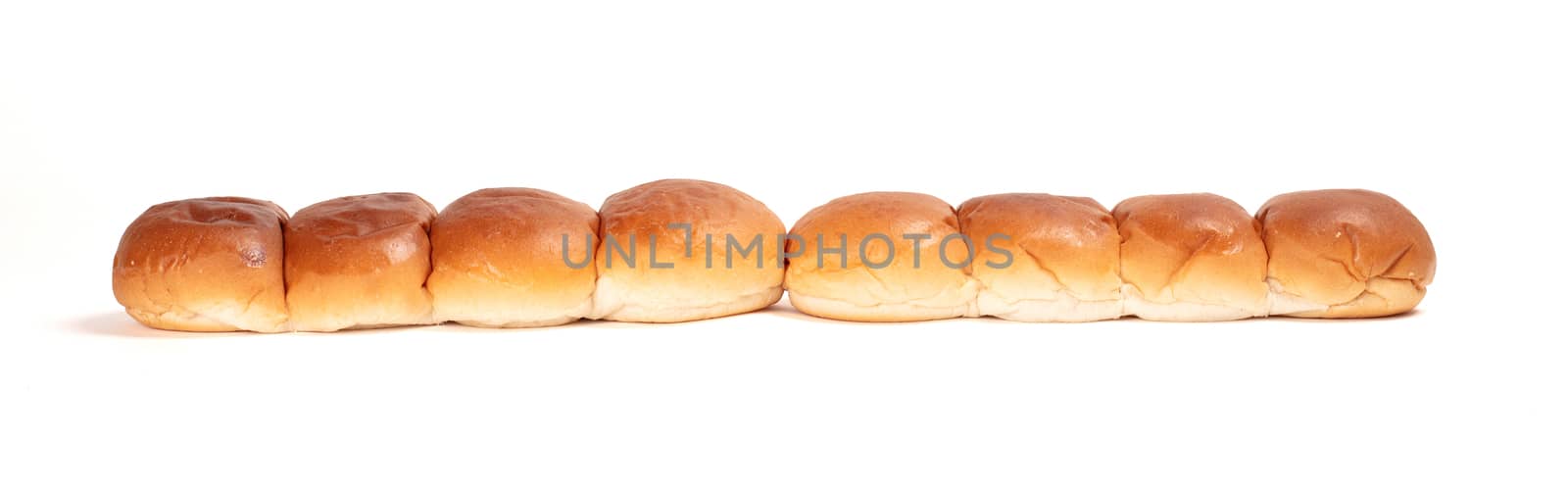 View of group small round bread by michaklootwijk