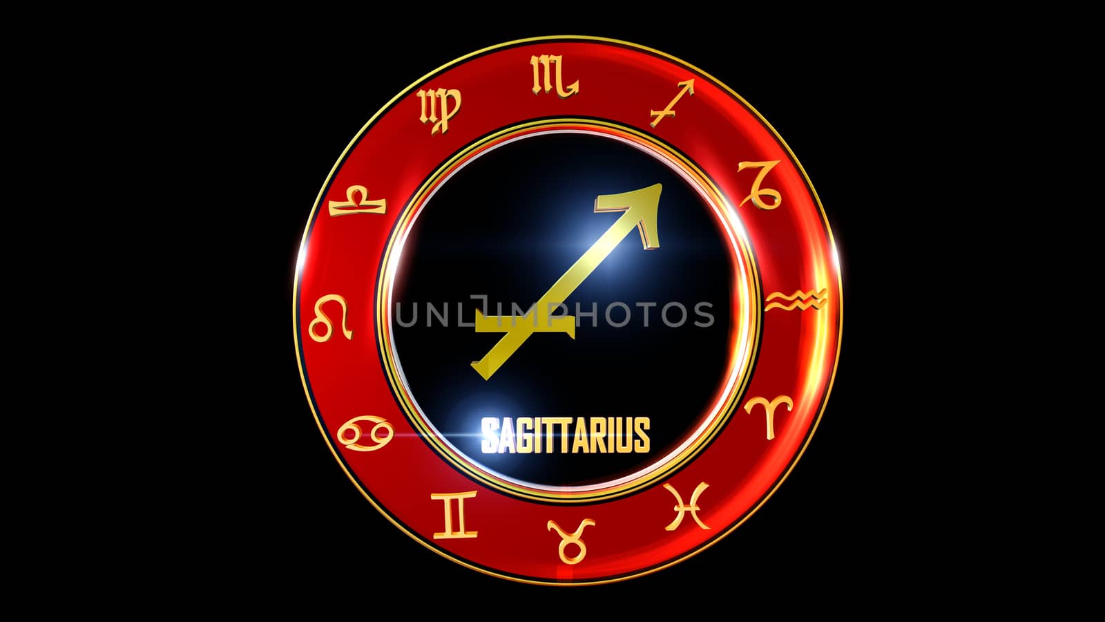 3D rendering Zodiac Wheel universe colourful backdrop loops. Use them to enhance any astrology video presentation or motion graphics project.