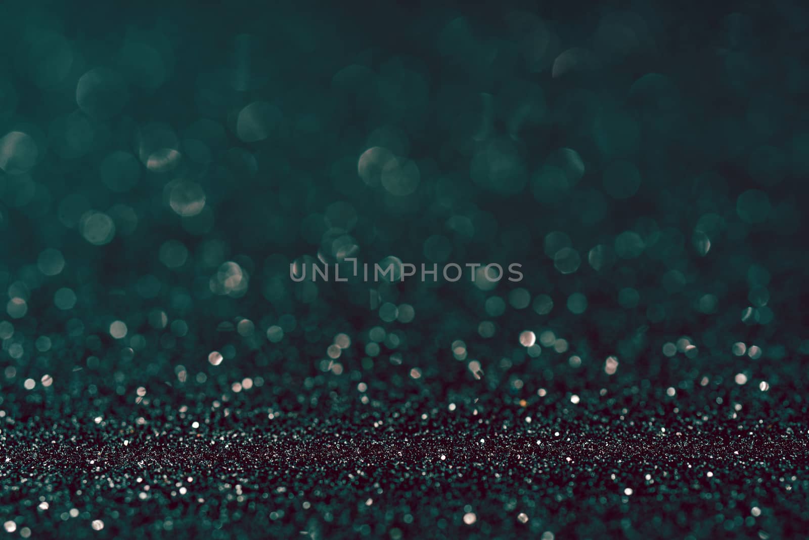 Black shiny festive christmas background. Beautiful bokeh.