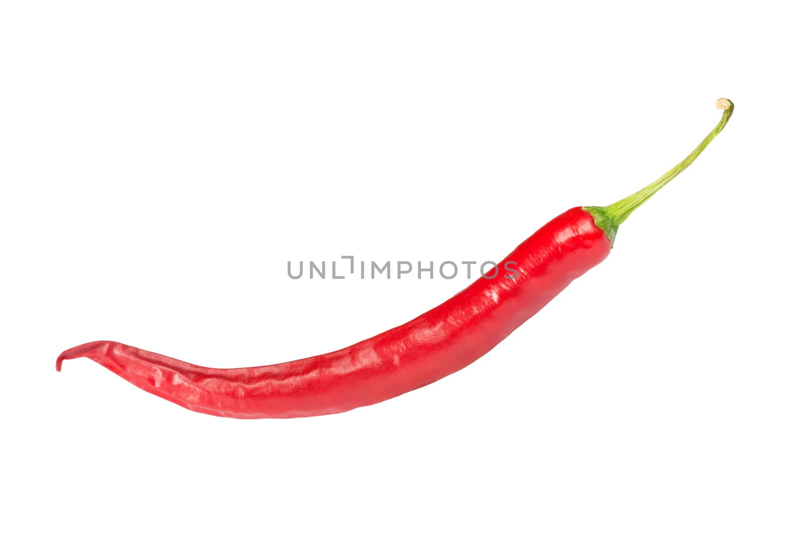 Chili pepper on white background by Epitavi