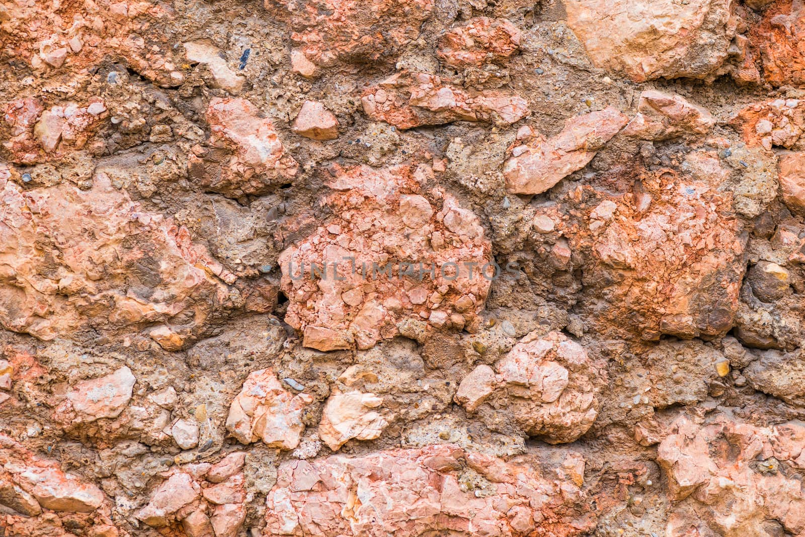 Natural background-rough stone surface of a rock of brown color by kosmsos111