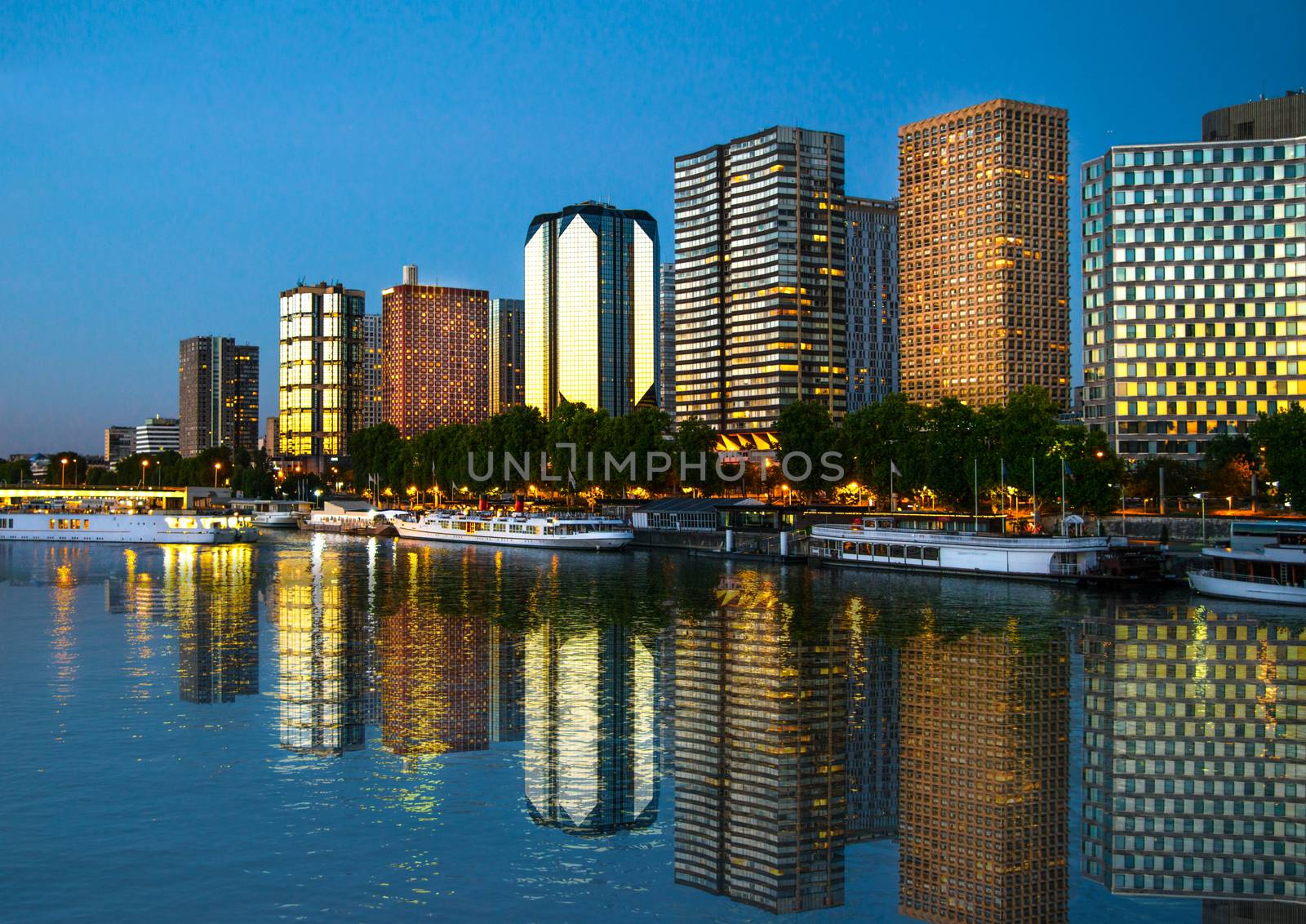 fantastic view of Paris skyline