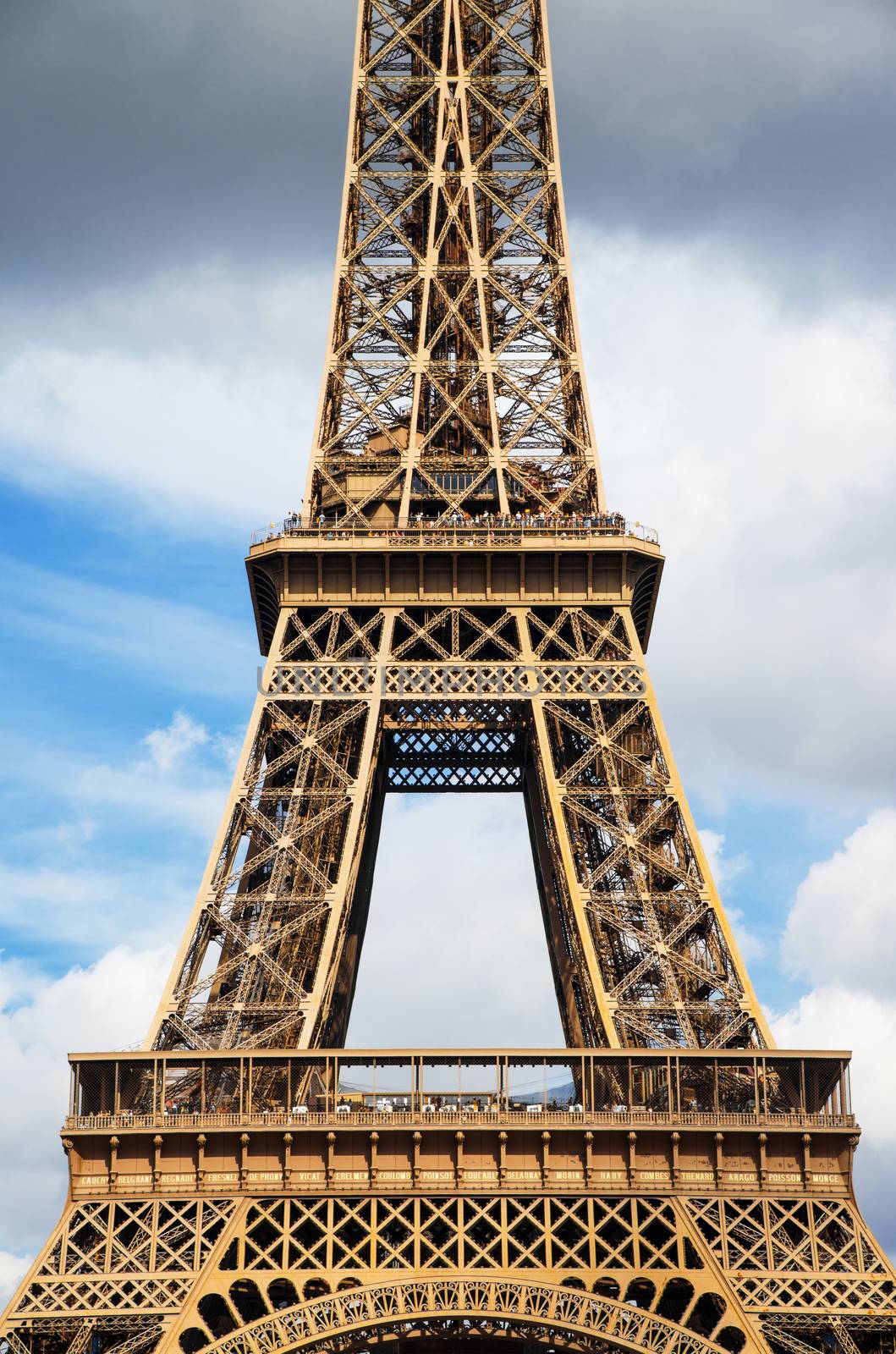 landscape of the Eiffel Tower in Paris