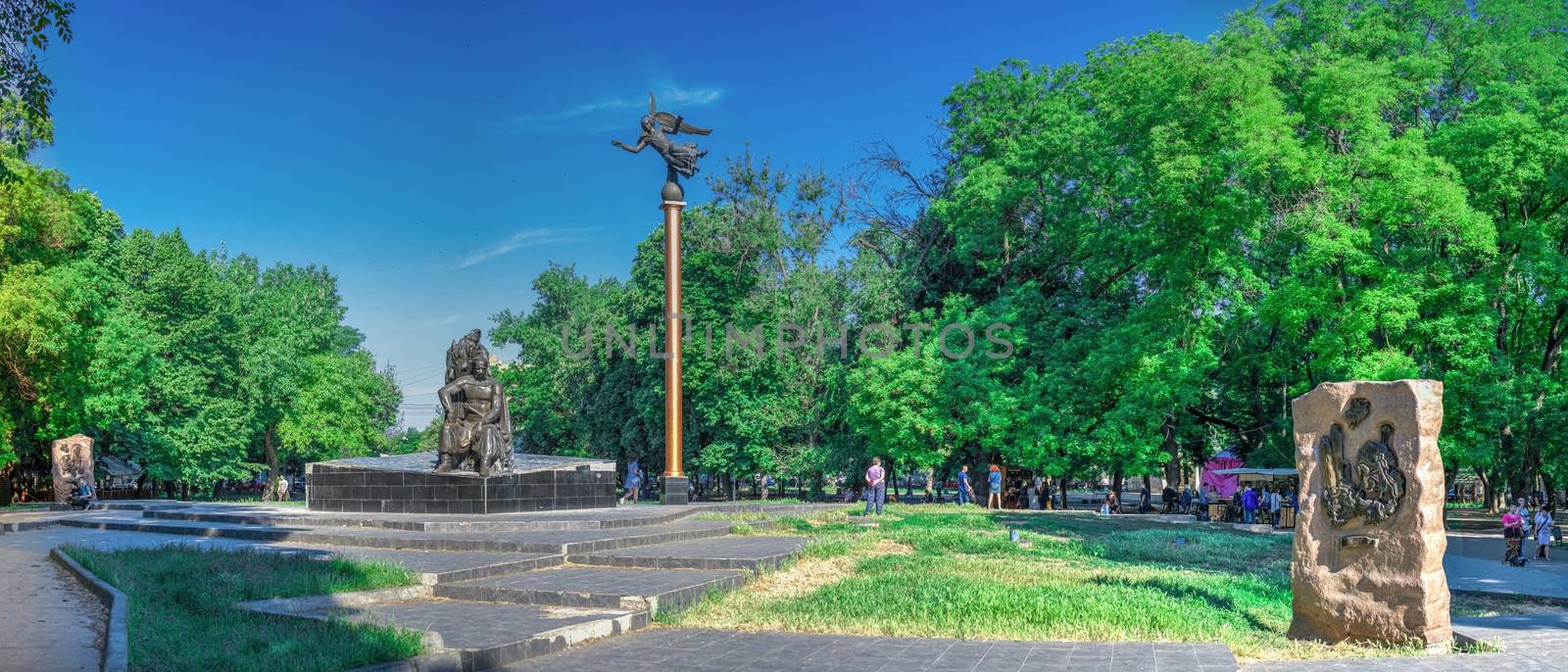 Monument to Ataman Anton Golovaty in Odessa, Ukraine by Multipedia