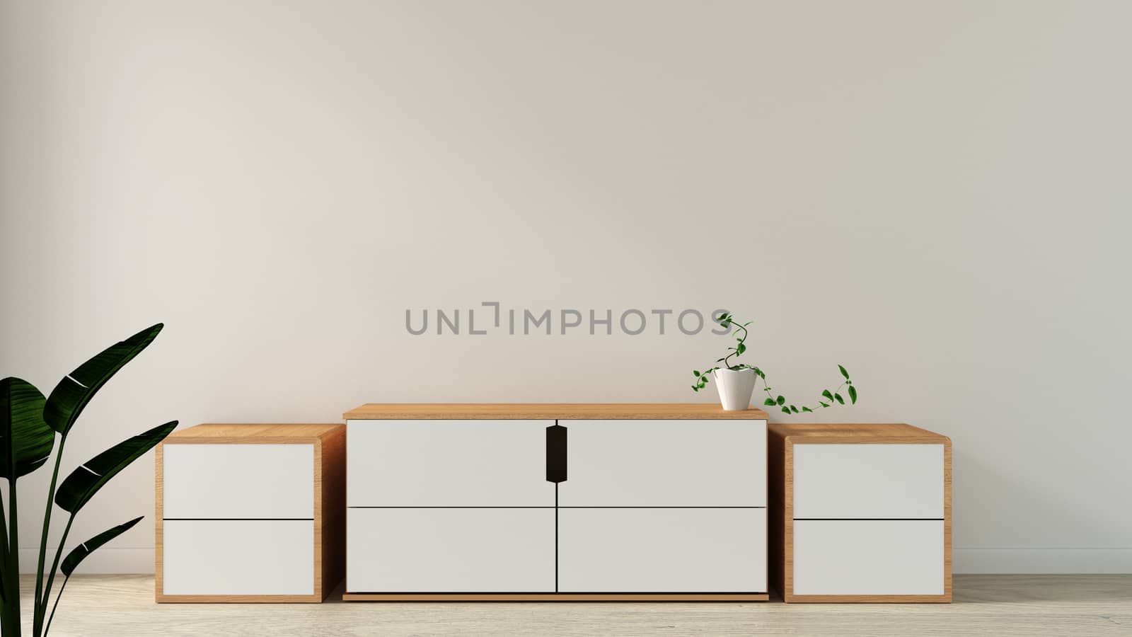 cabinet in modern empty room Japanese style,minimal designs. 3D  by Minny0012011@hotmail.com