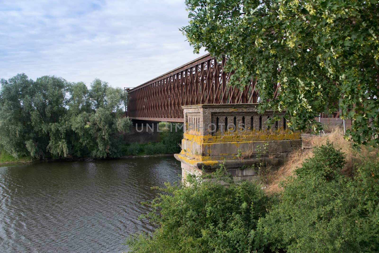 Old Steel Bridge in Germany