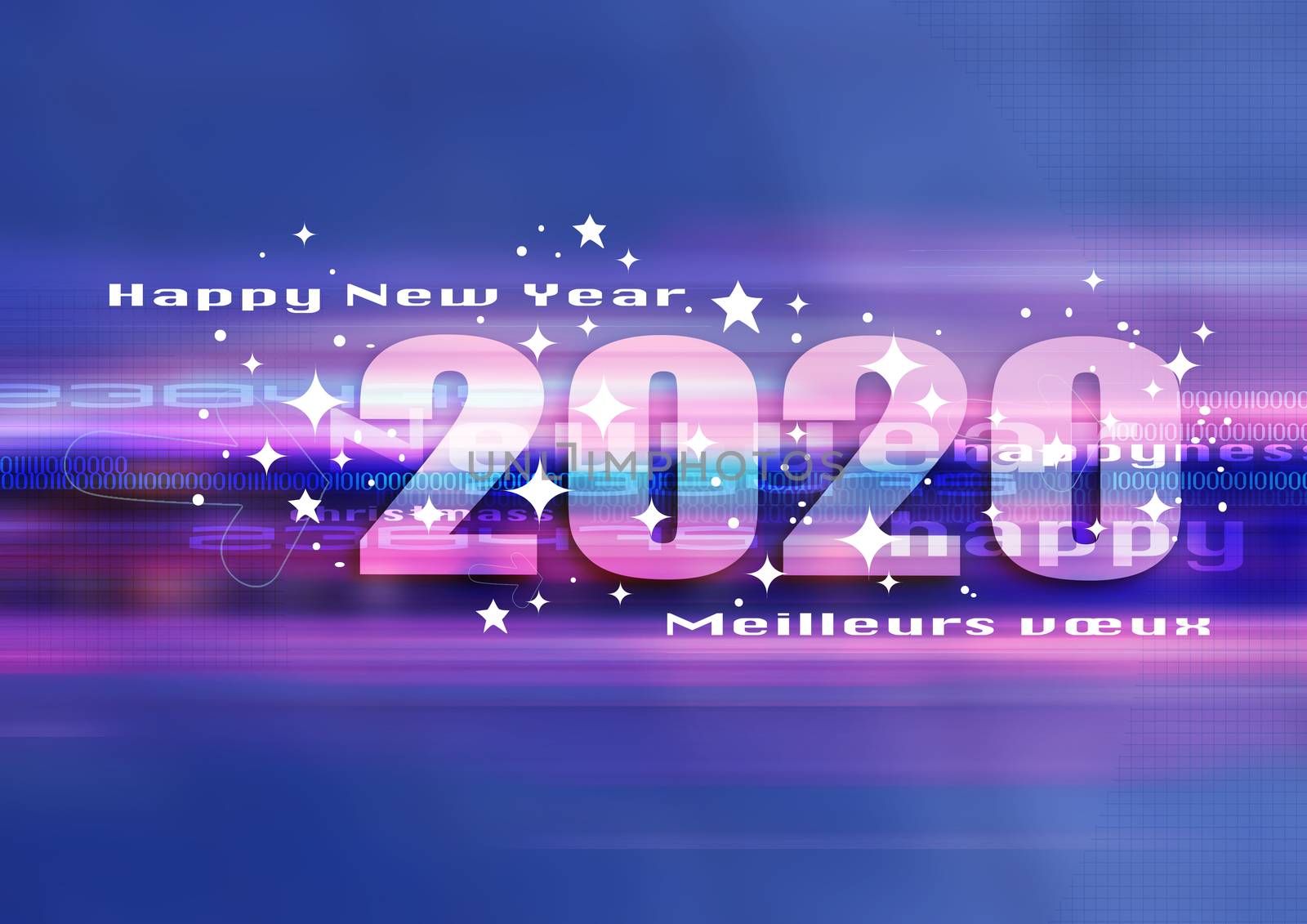 happy new year 2020 by ventdusud
