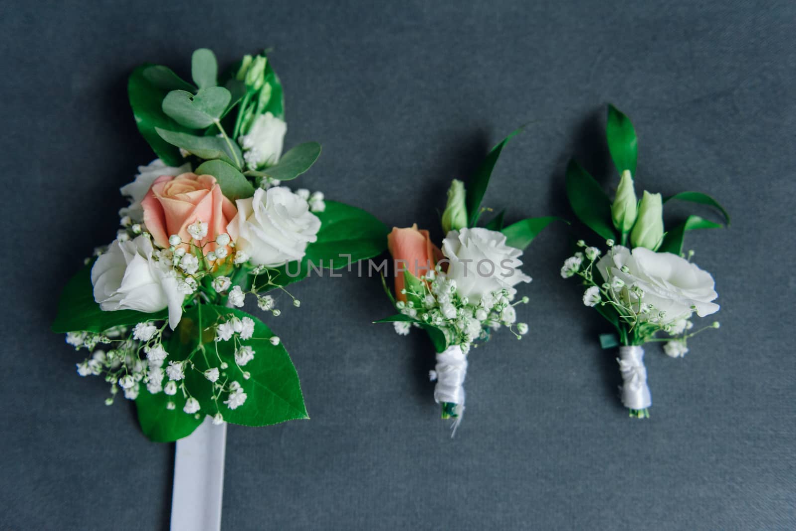 bouquet in the hands of the bride.