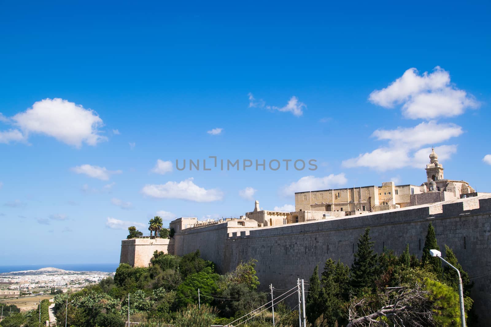 View from the old capital of Malta, Mdina 2019