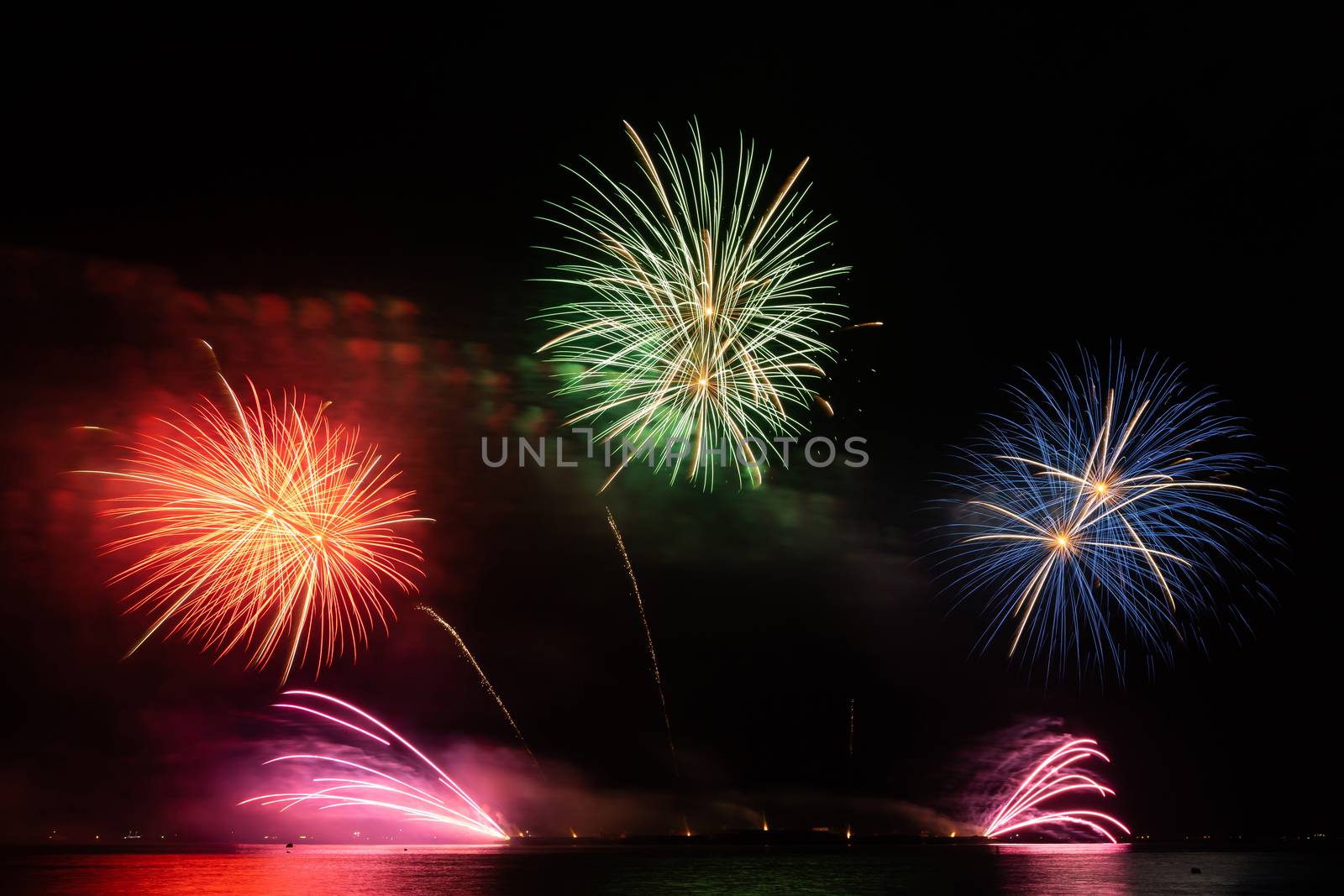 firework beautiful celebration festival colorful countdown merry christmas happy new year dark sky sparkle glowing cheerful anniversary