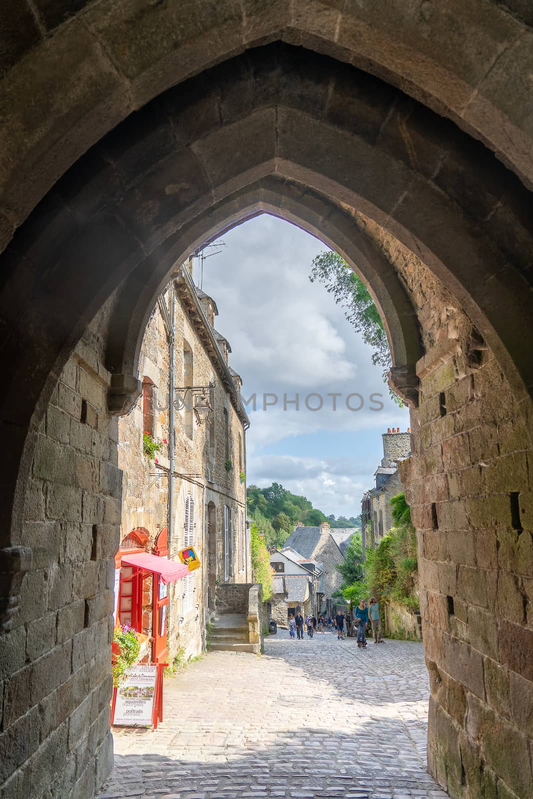 Dinan historic town in France Bretagne by javax