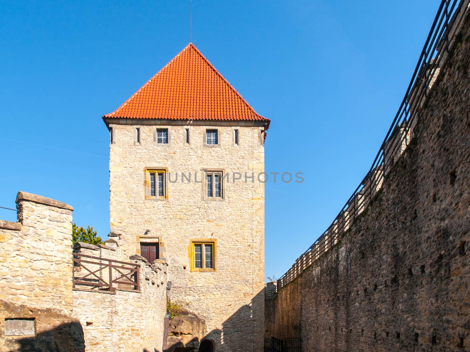 Medieval gothic castle Kokorin, Kokorinsko protected landscape area, Czech Republic by pyty