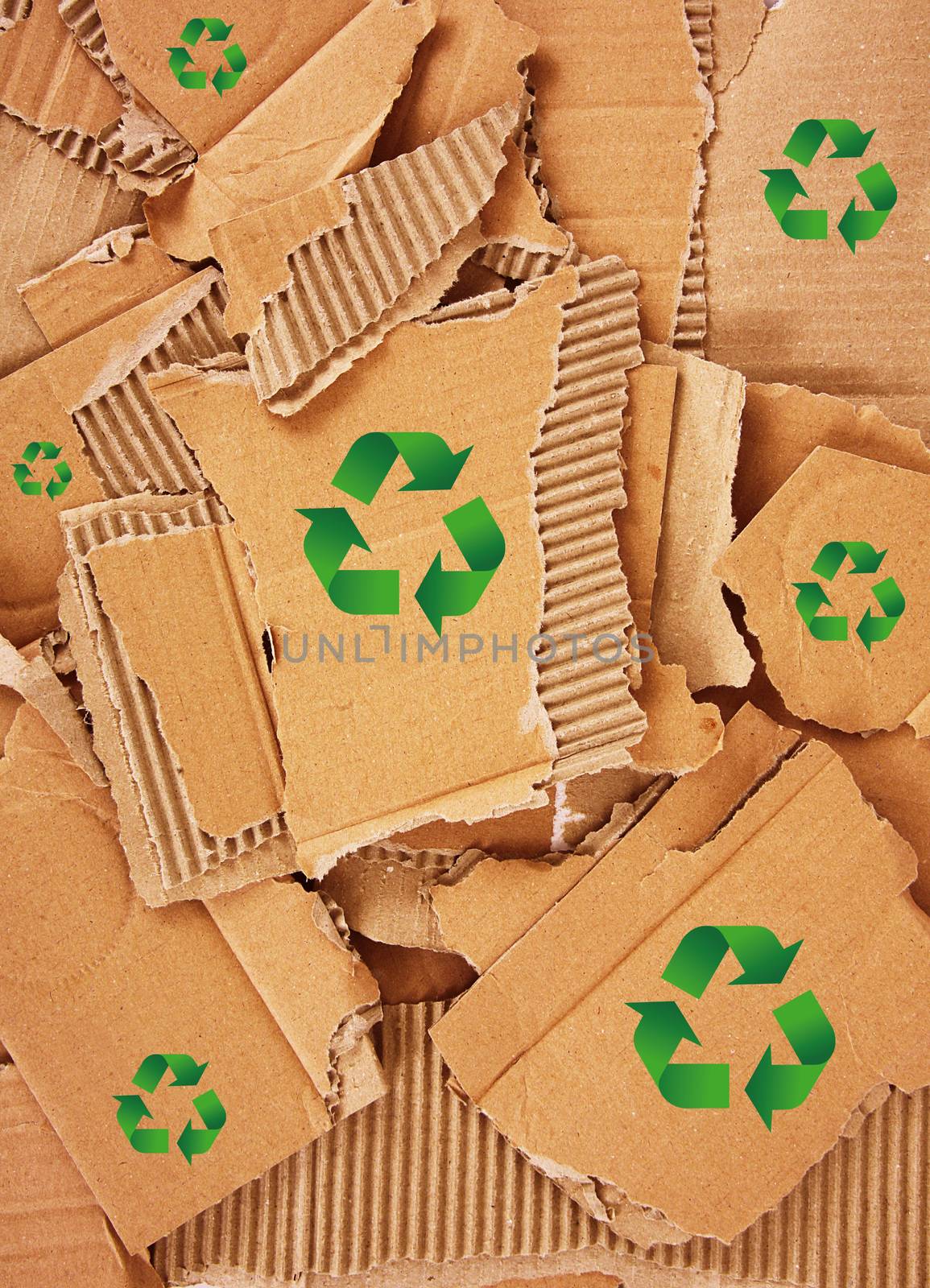 a cardboard for recycle background