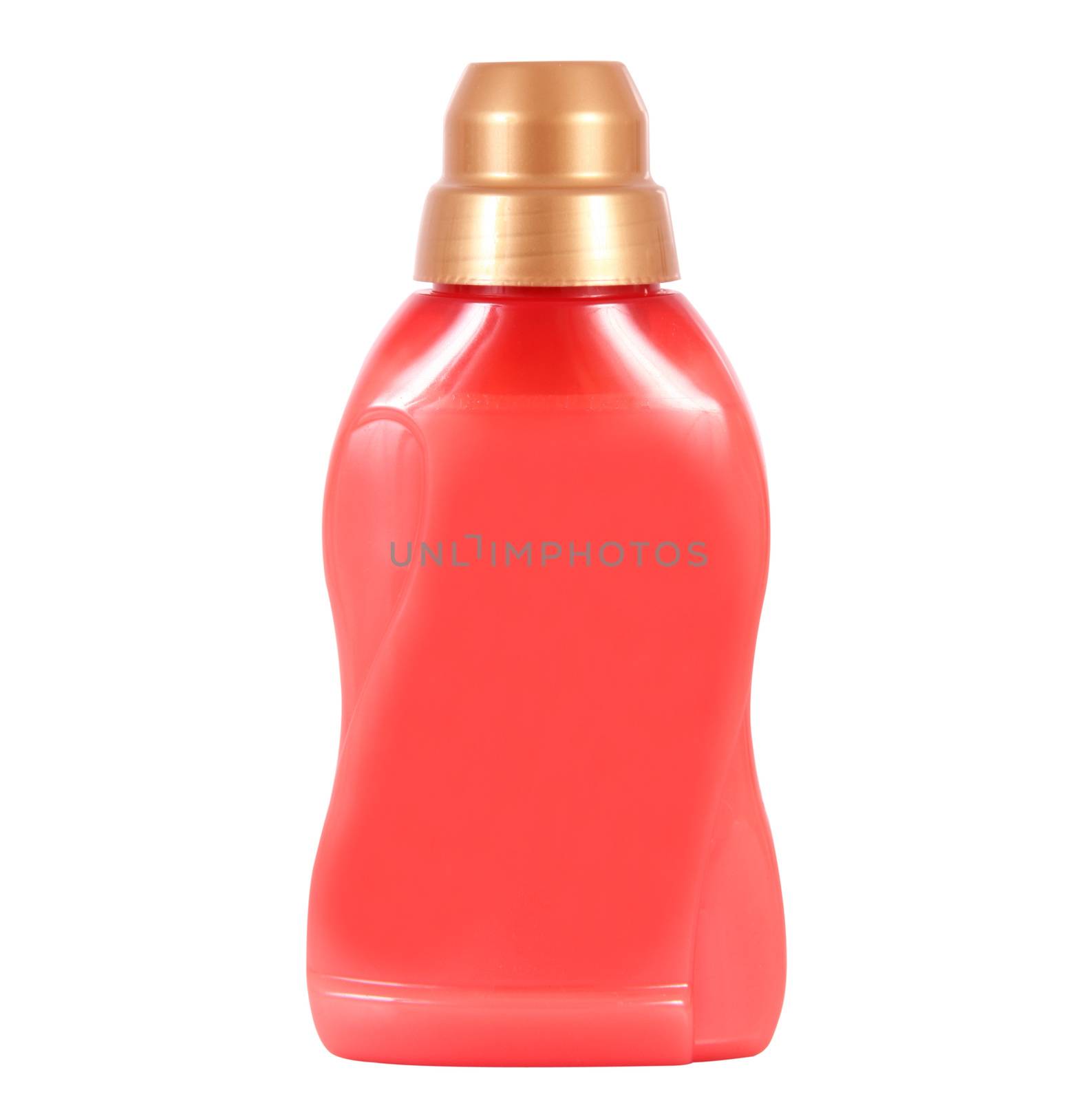Plastic container on white background