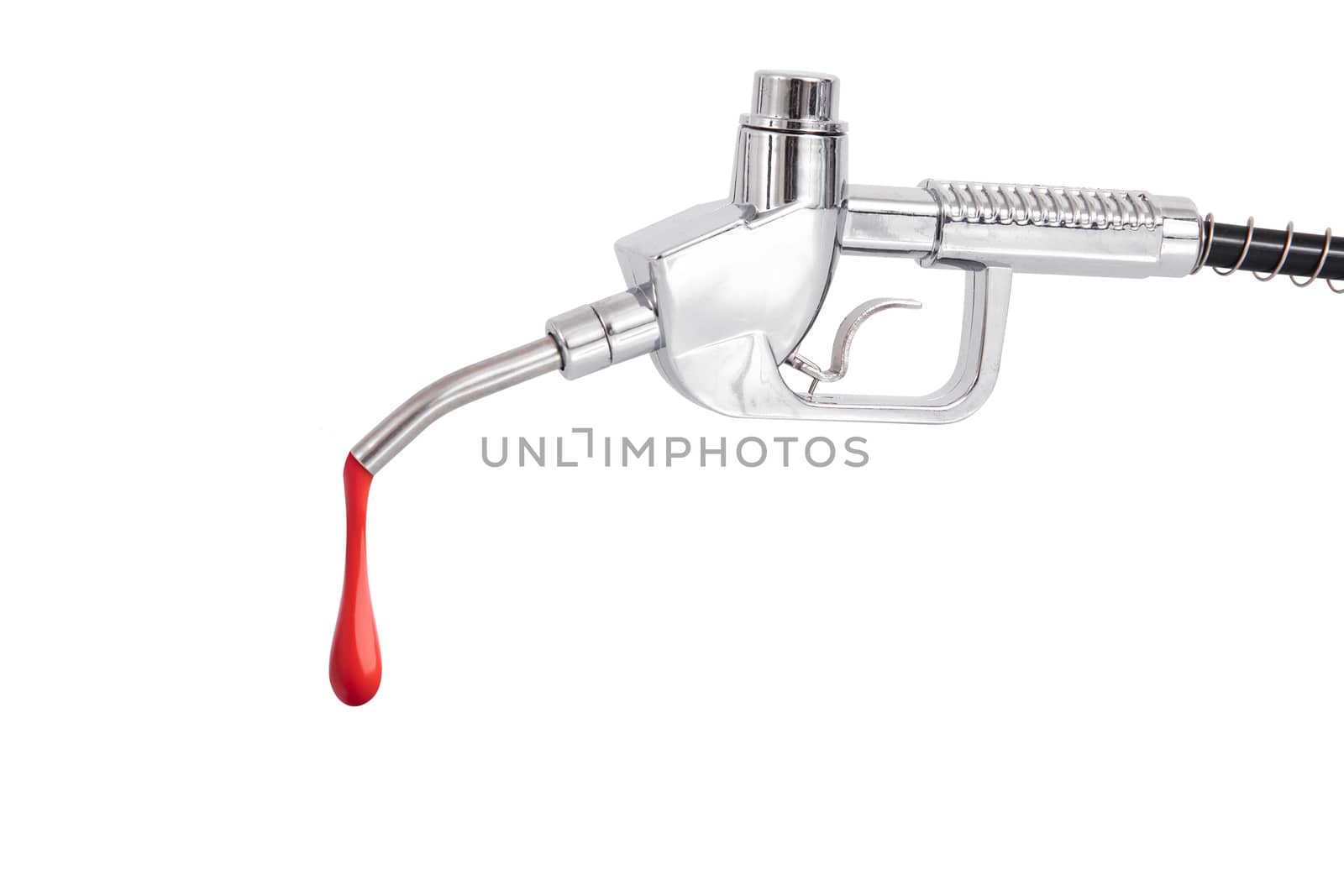 Fuel regulator on white background