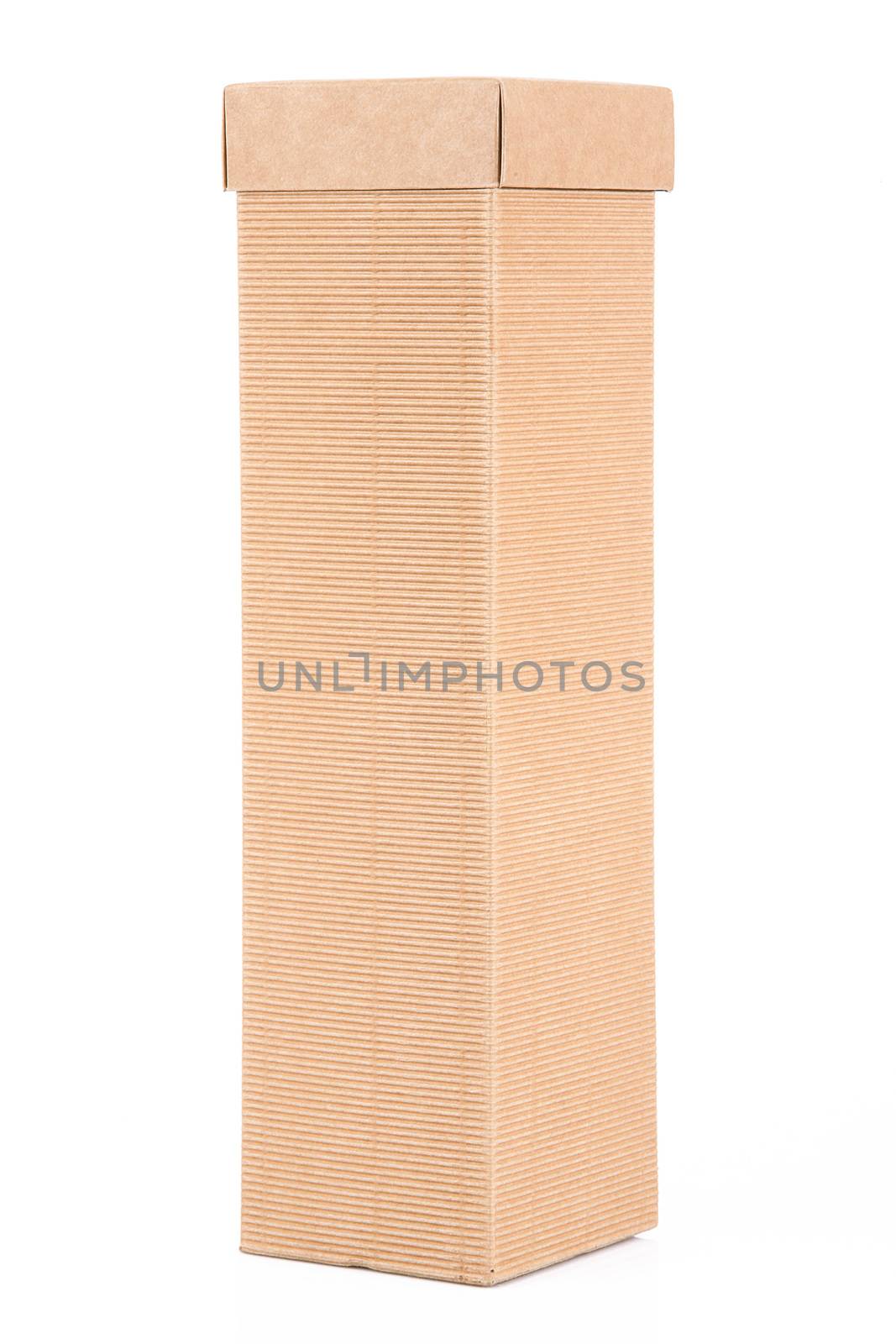 carton box on white background