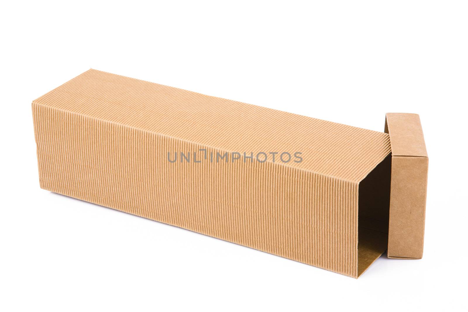 carton box on white background