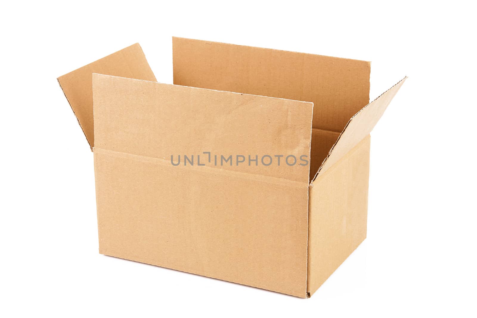 carton box on white background