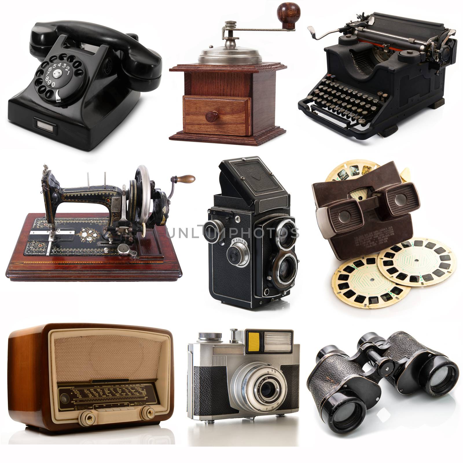 an original great vintage objects collection