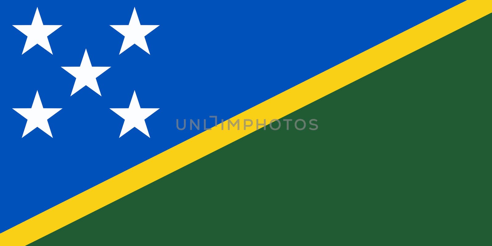 Solomon Islands Flag by Bigalbaloo