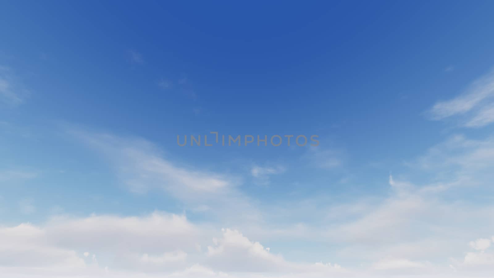 Cloudy blue sky abstract background, blue sky background with tiny clouds, 3d rendering

