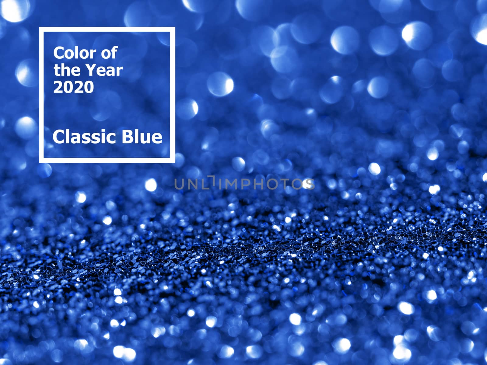 Color of the Year 2020 Classic Blue background by fascinadora