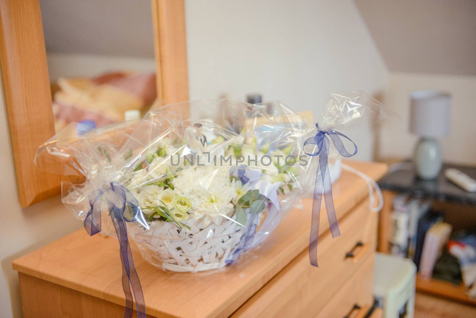 Beautifully decorated wedding table and other details at wedding hall. Wedding day